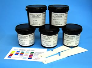 Plastisol Textile Ink Kit by Victory Screen Factory