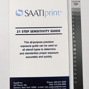 Screen Printing Exposure SAATIprint 21 Step Sensitivity Guide