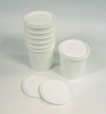 Quart Size Plastic Ink Cans With Lid Clear