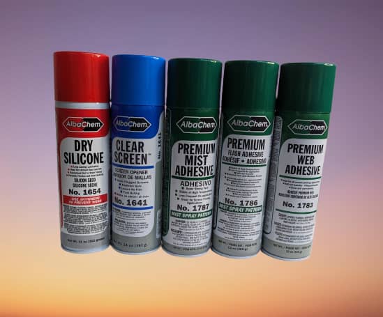Screen Printing Sprays